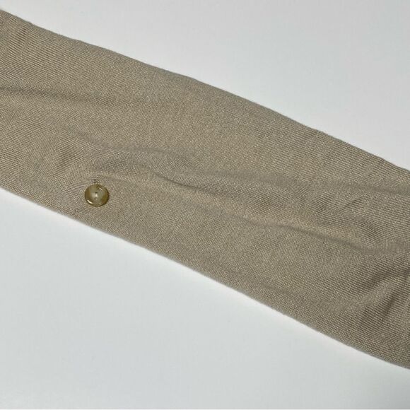 Ann Taylor Cashmere Blend Faux Wrap Front W/ Buttons Knit Sweater Women's XXS - Picture 7 of 16